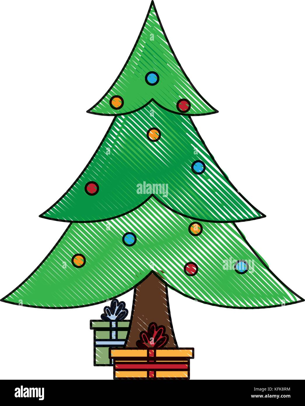 christmas tree icon Stock Vector Image & Art - Alamy