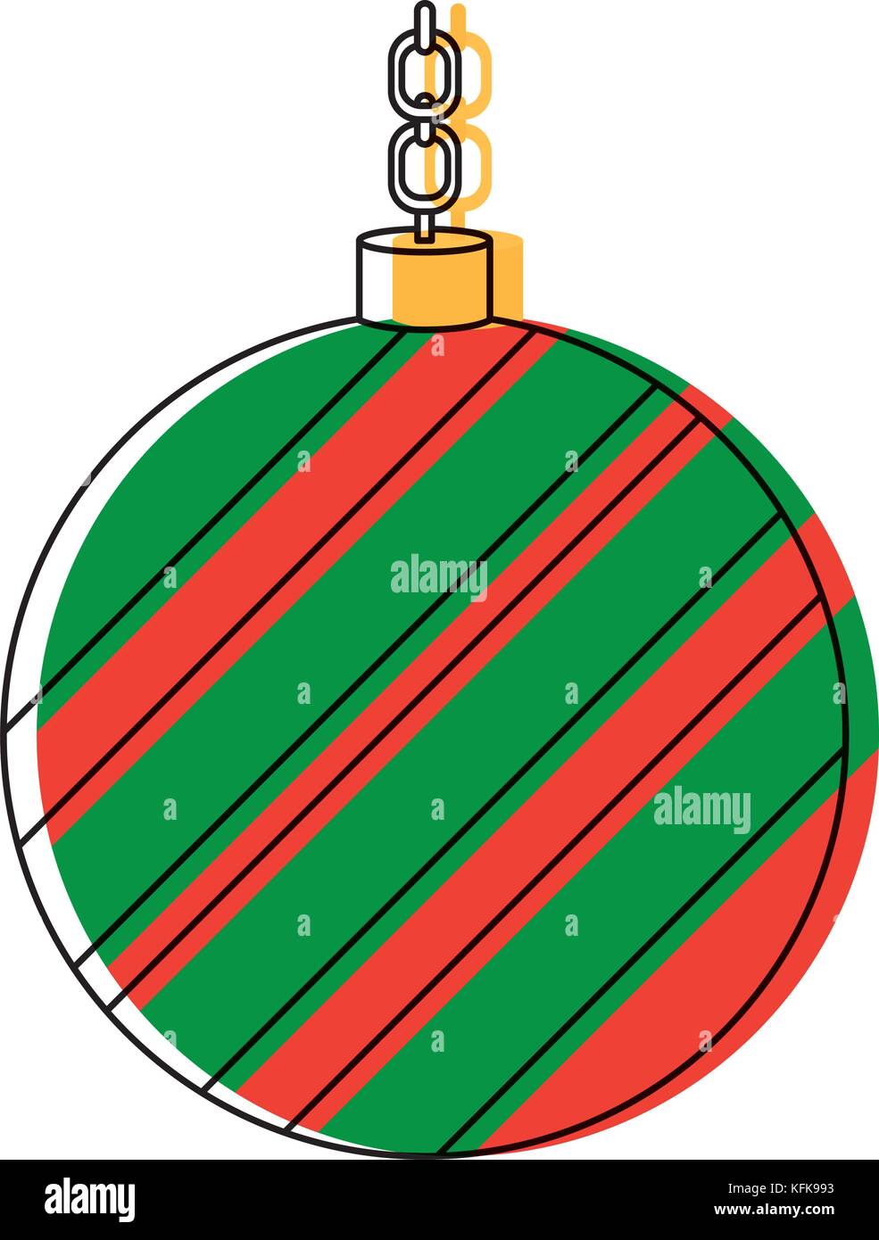 christmas ball icon Stock Vector Image & Art - Alamy