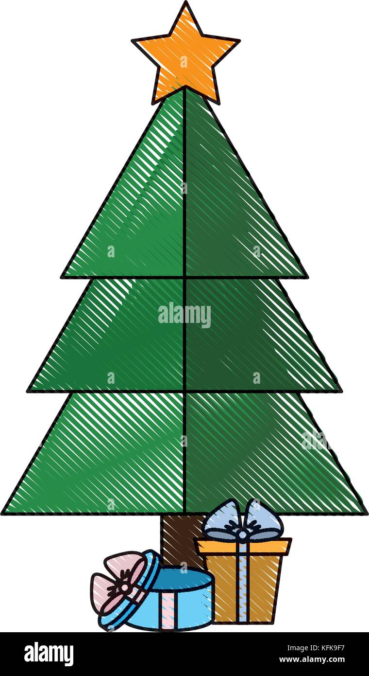 christmas tree icon Stock Vector Image & Art - Alamy