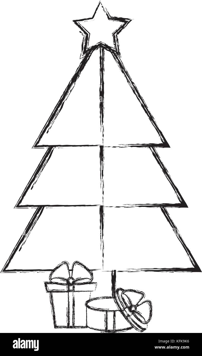 christmas tree icon Stock Vector Image & Art - Alamy