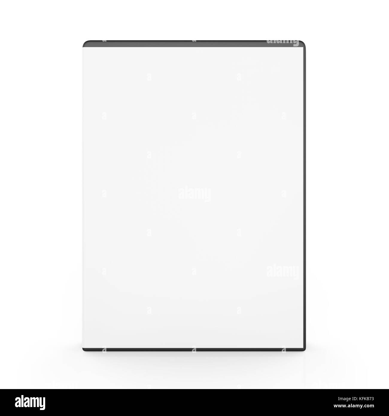 Blank DVD Case Isolated Stock Photo Alamy