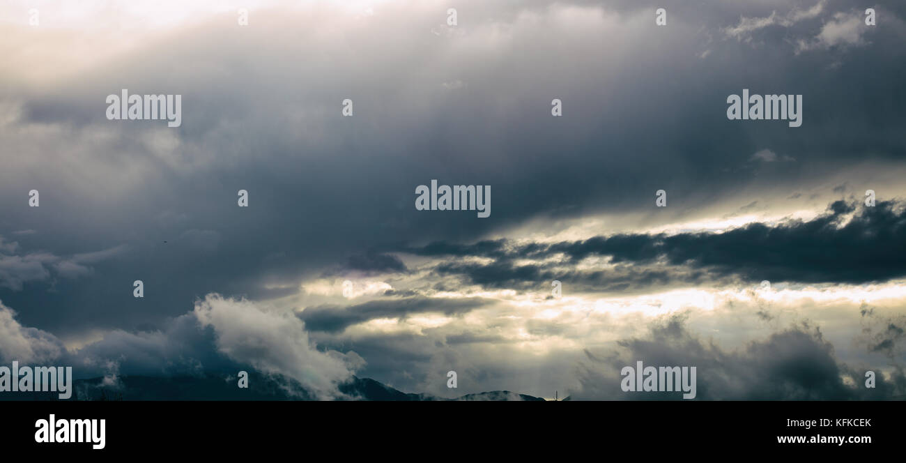 Storm cloud in the high mountains hi-res stock photography and images ...