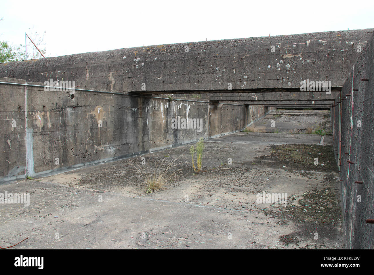Submarine base in SaintNazaire (France Stock Photo Alamy