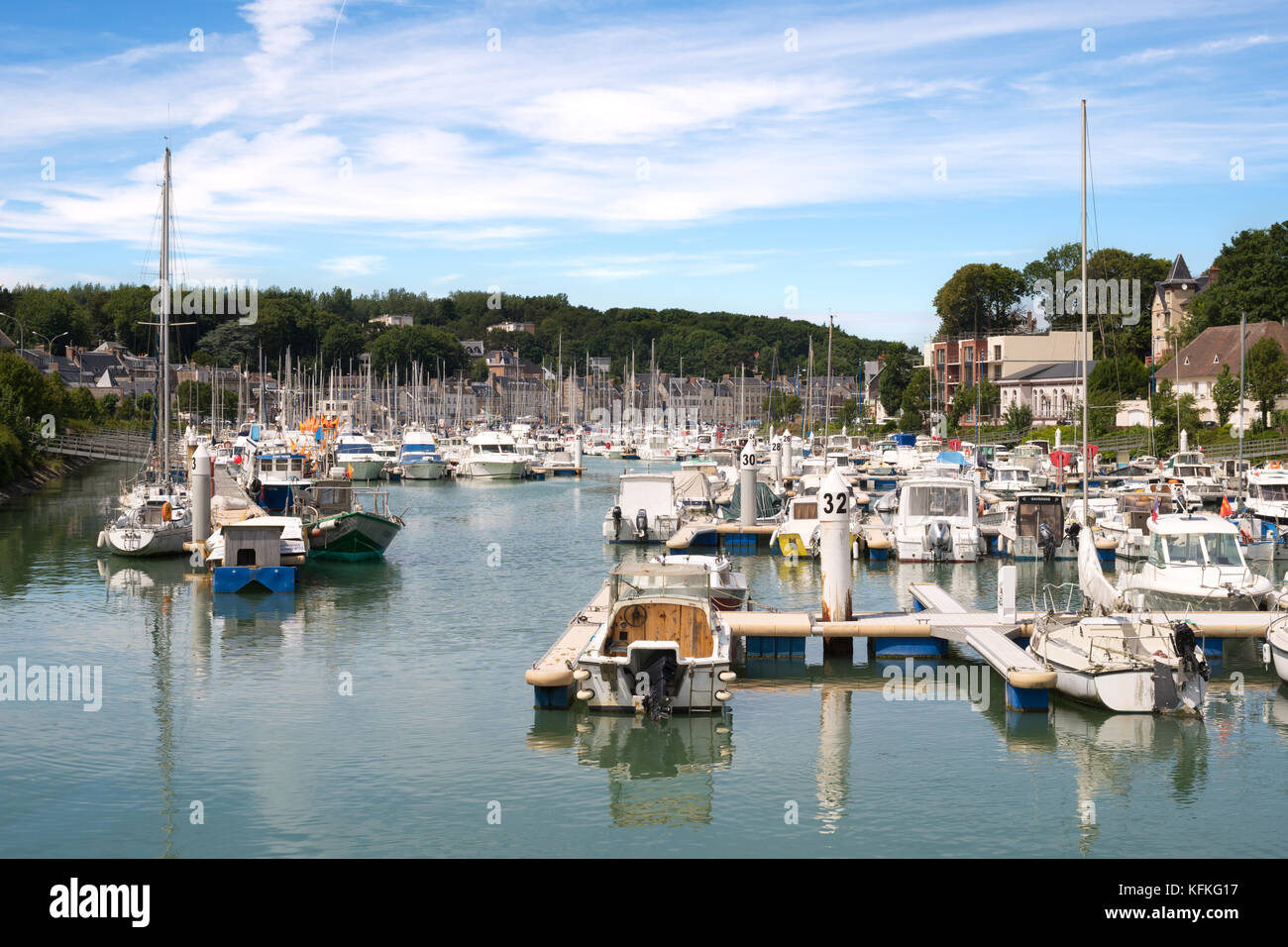 The marina in the Port de Plaisance, Saint Valery en Caux, Normandy,  France, Europe Stock Photo - Alamy
