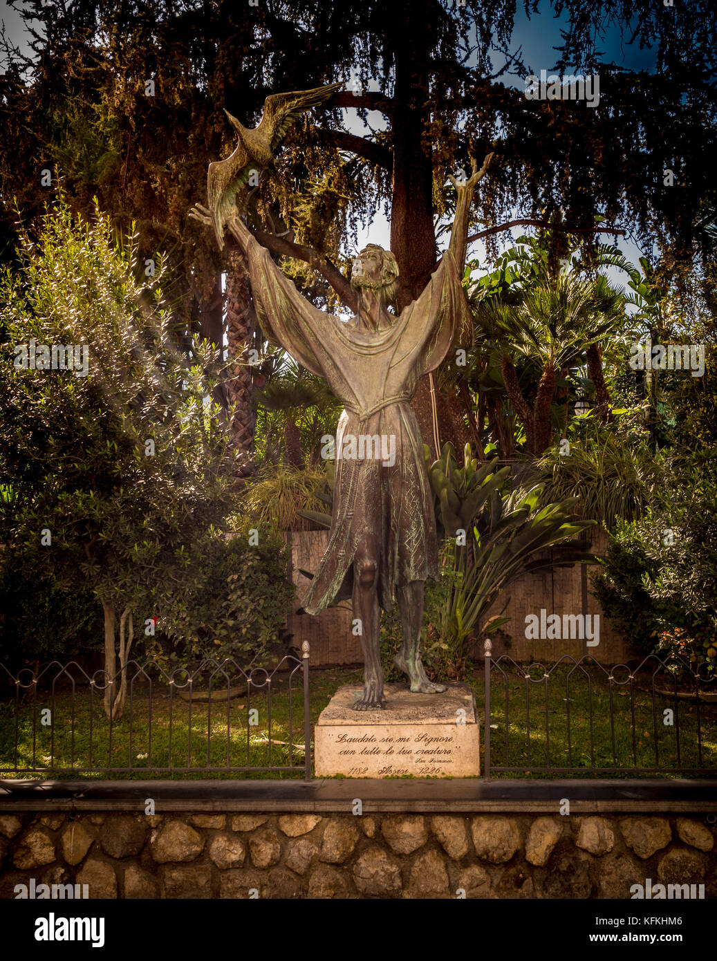 Church Garden Of San Francesco Dassisi Sorrento Hi res Stock church-garden-of-san-francesco-dassisi-sorrento-hi-res-stock