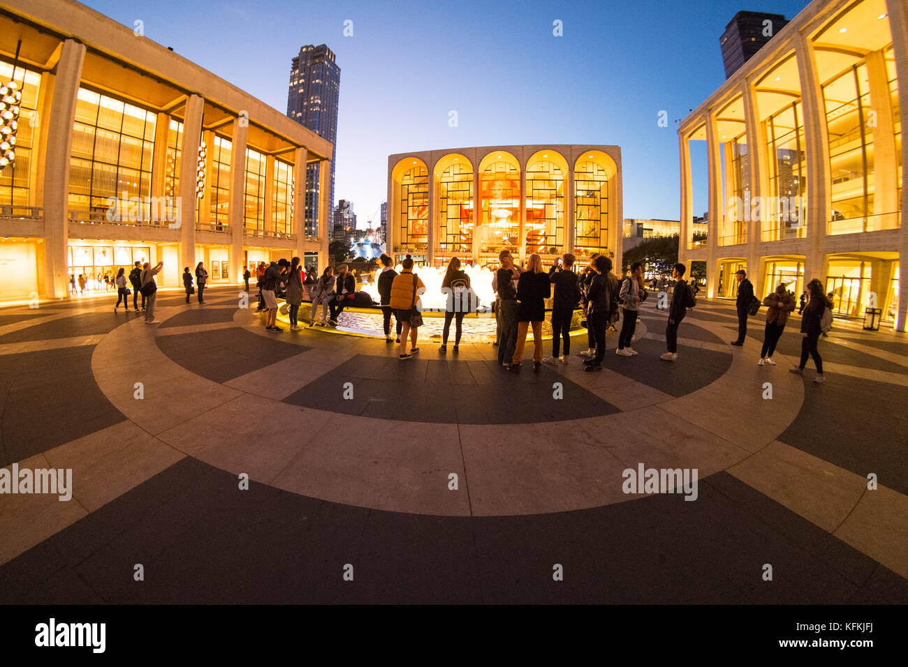 Lincoln Center for the Performing Arts, Manhattan, New York City, NY, United States of America. USA Stock Photo