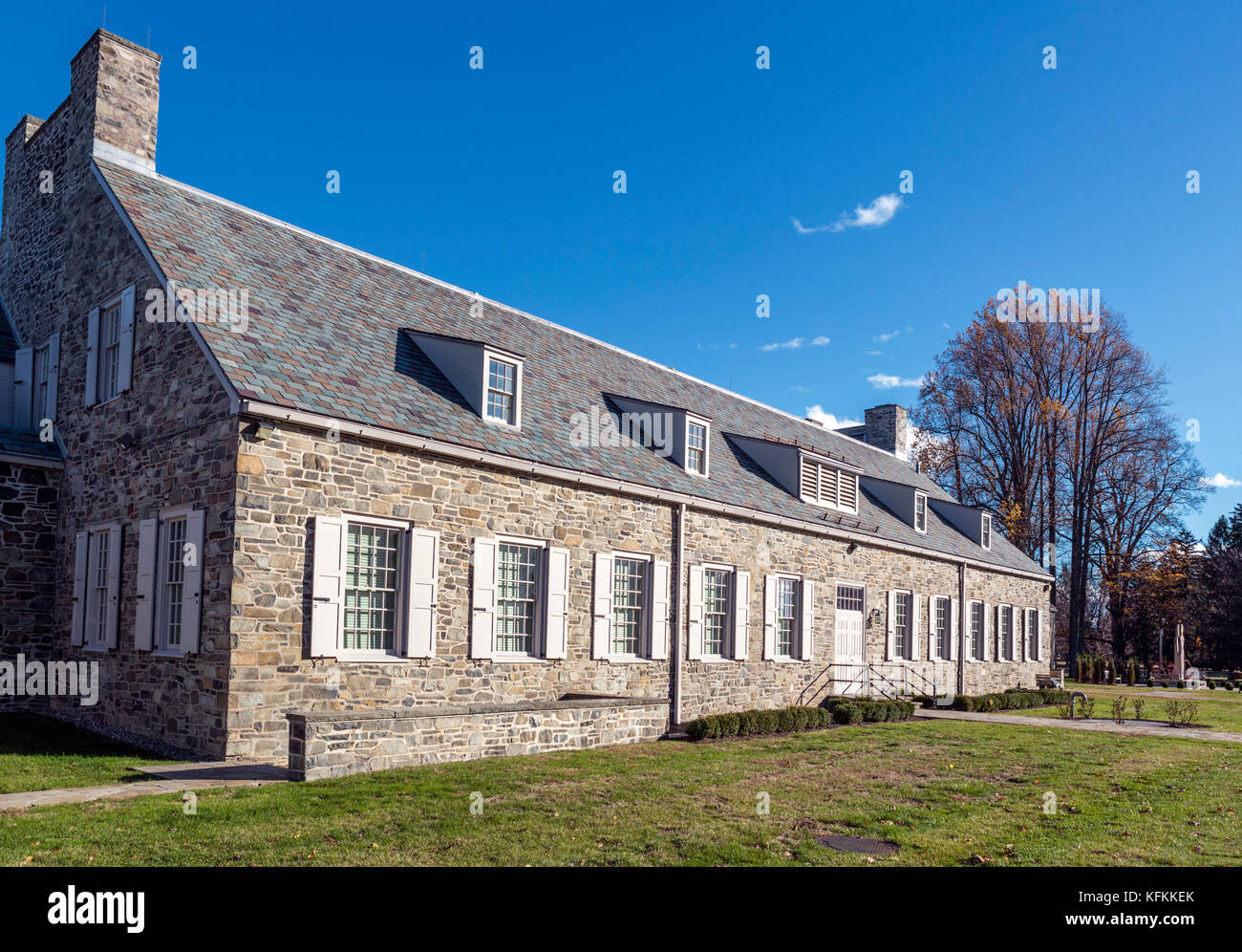 Franklin D Roosevelt Presidential Library and Museum, Franklin D. Roosevelt National Historic Site, Hyde Park, New York State, USA Stock Photo