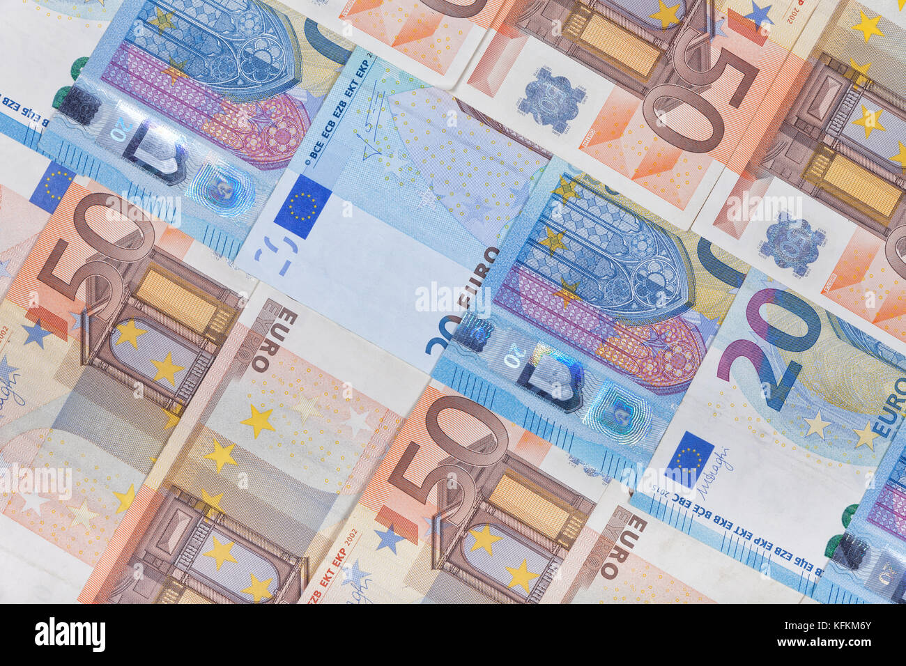 Money texture. Euros Stock Photo - Alamy