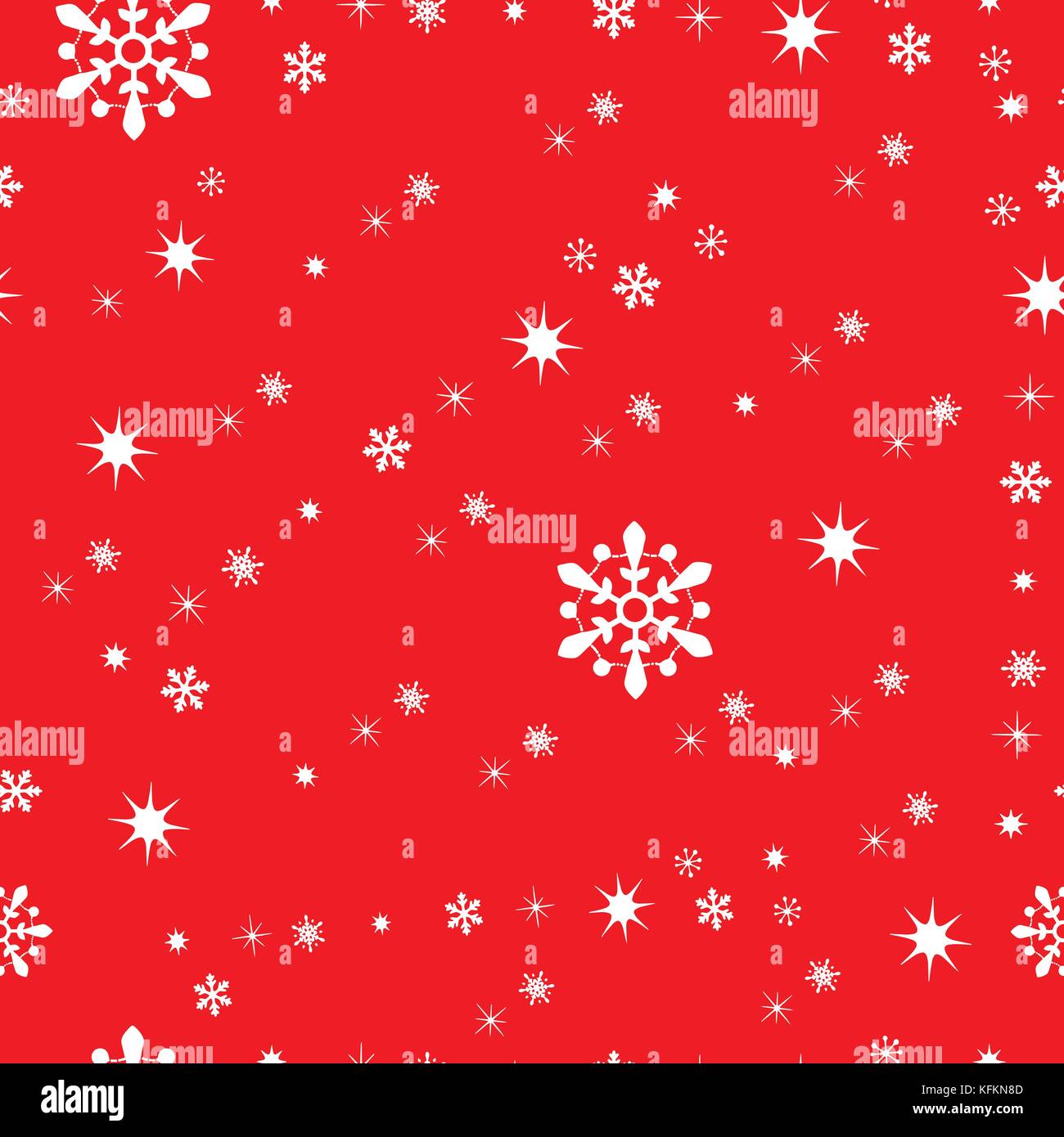 seamless tileable Christmas pattern vector - red Christmas vector Stock ...