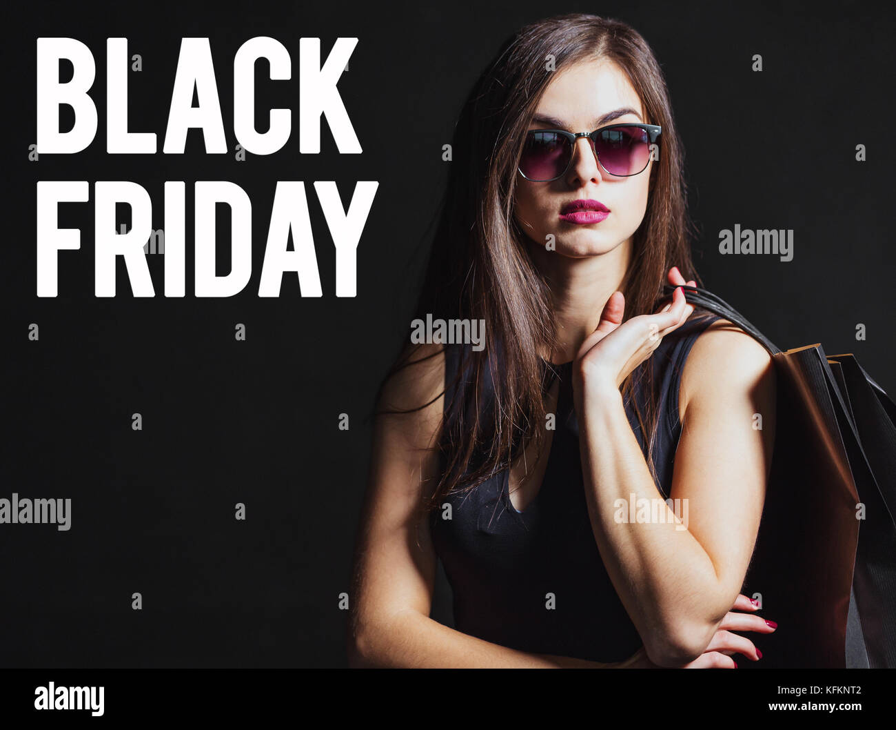 Black Friday Shopping Stock Photo Alamy