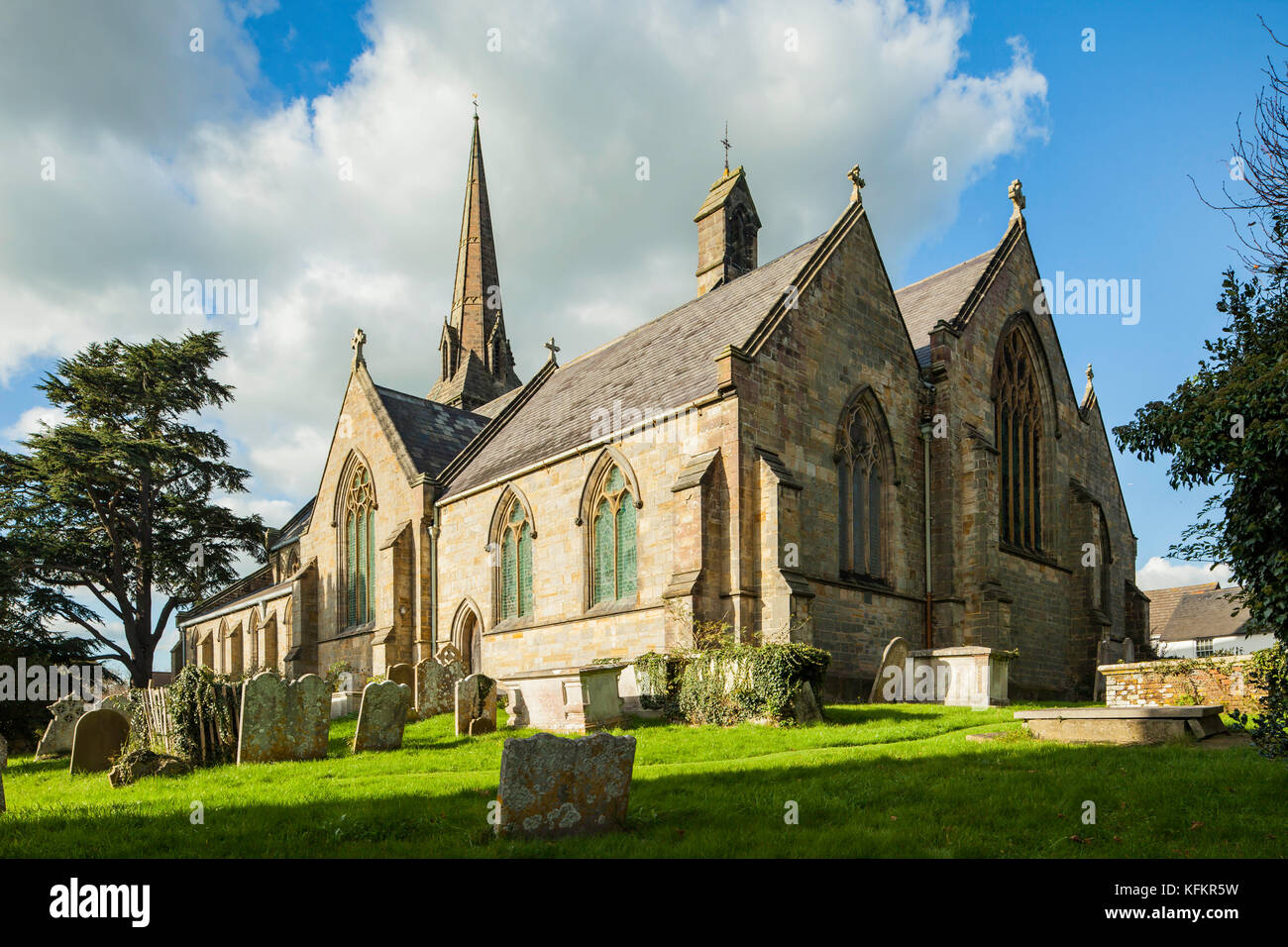 Holy Trinity church in Hurstpierpoint, West Sussex, England. Stock Photo