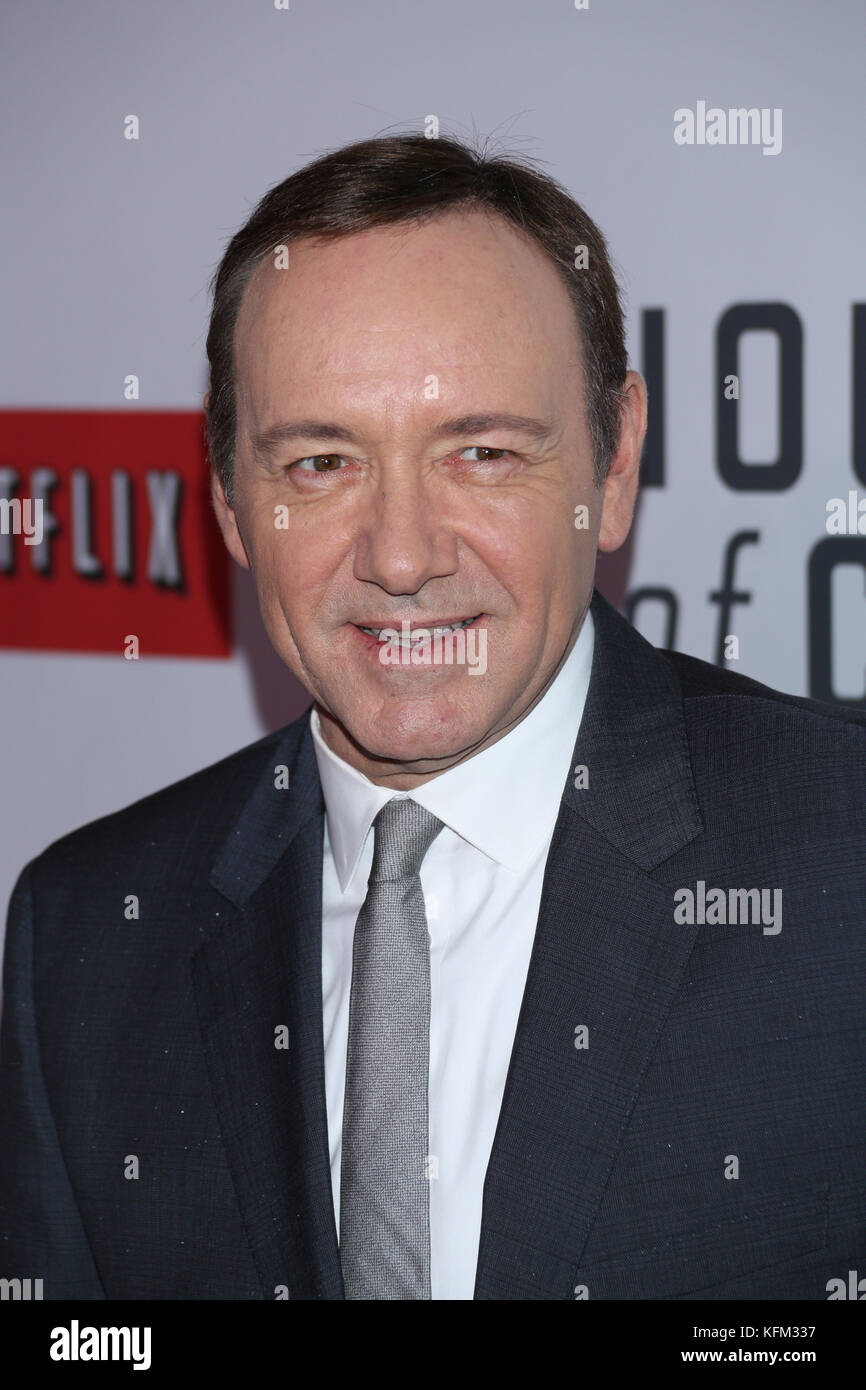 Kevin Spacey attends the Netflix's 'House Of Cards' New York Premiere at Alice Tully Hall on January 30, 2013 in New York City. credit: Erik Pendzich Stock Photo