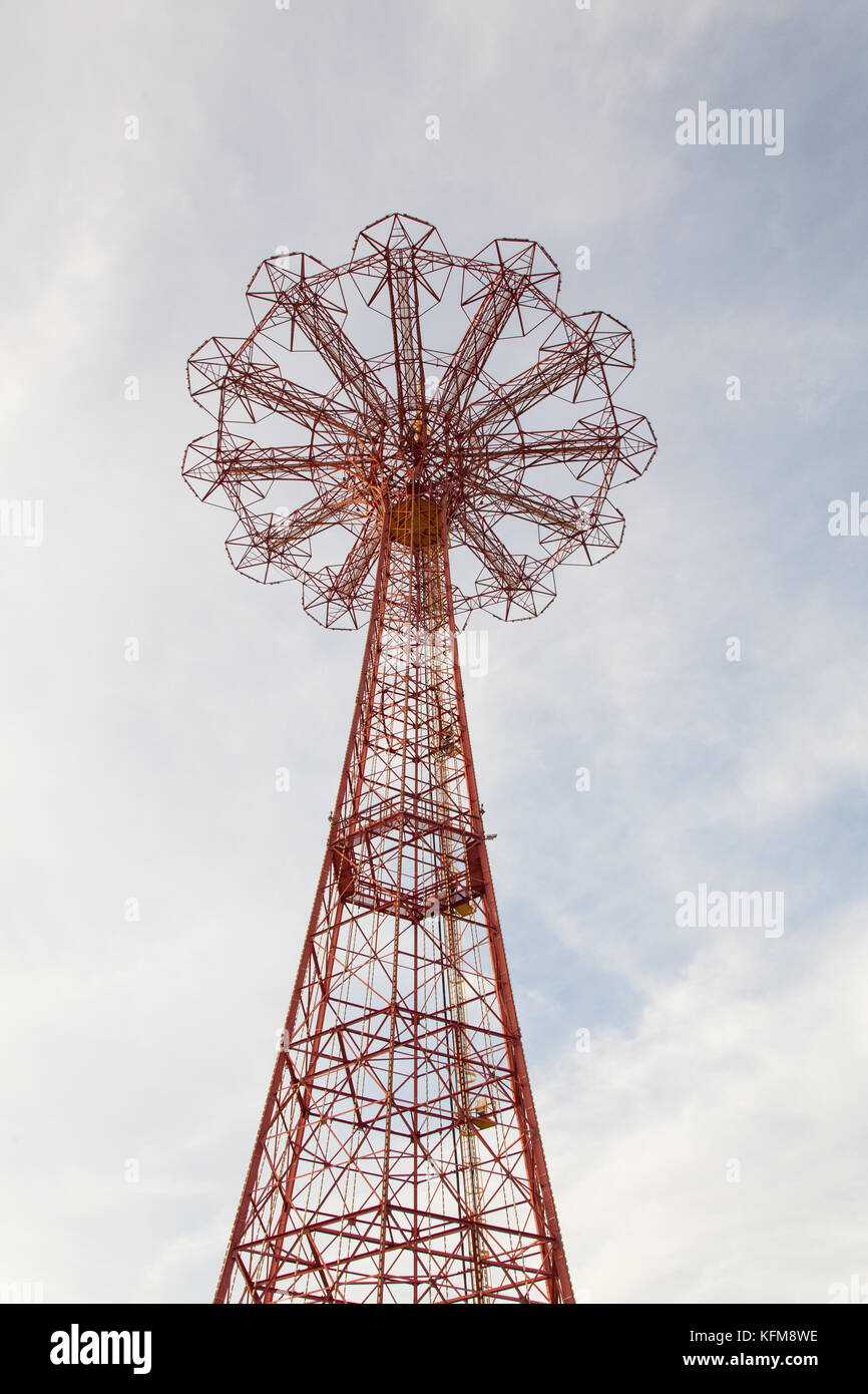 Parachute jump tower, Coney island, Brooklyn, New York, United States
