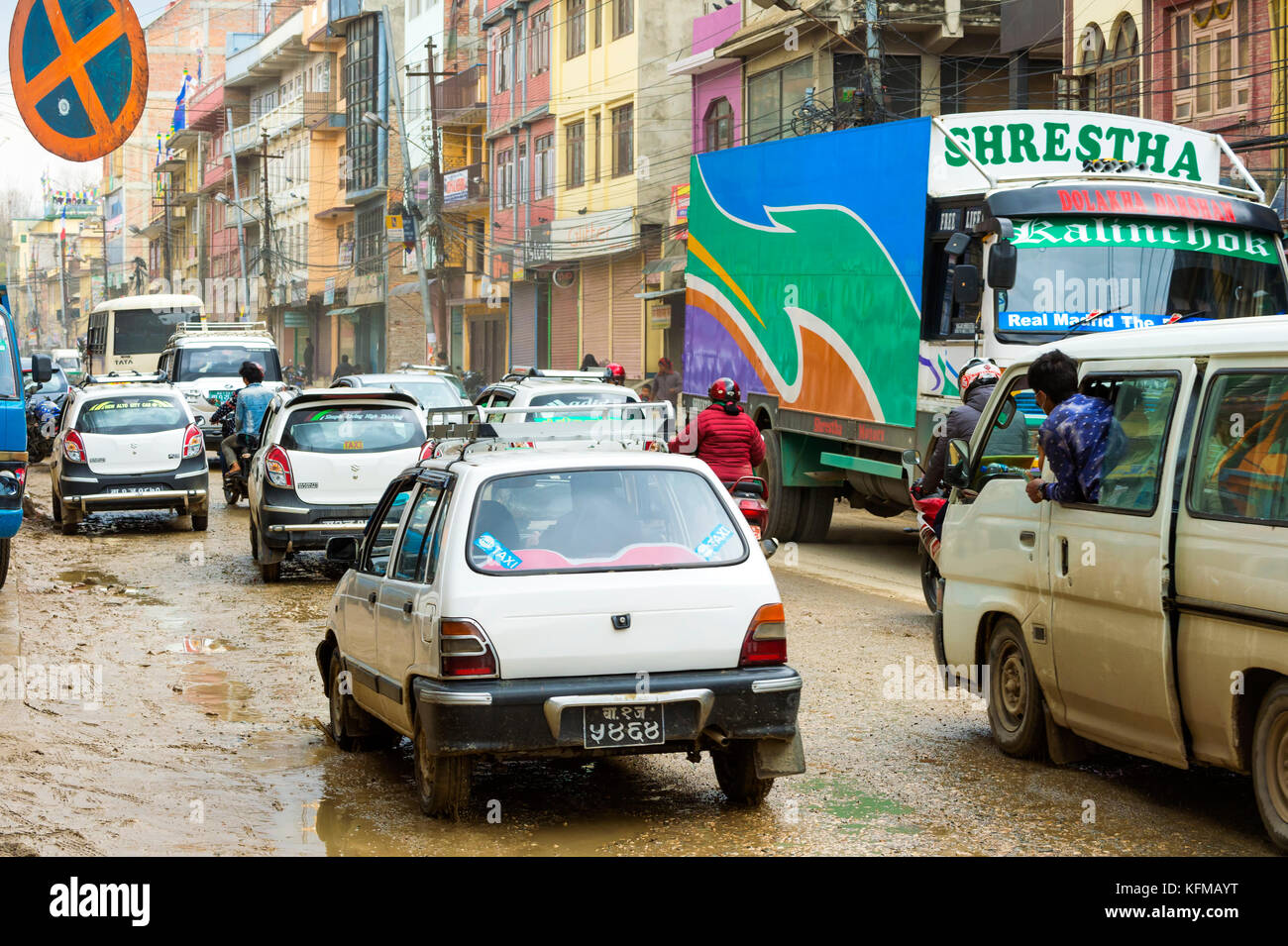 Nepal traffic hires stock photography and images Alamy