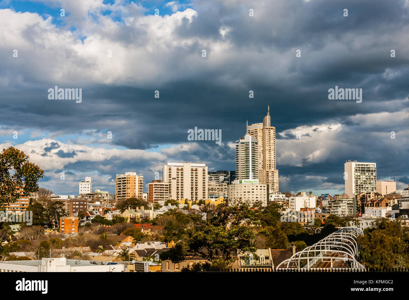 View of A cityscape of Sydney Stock Photo - Alamy