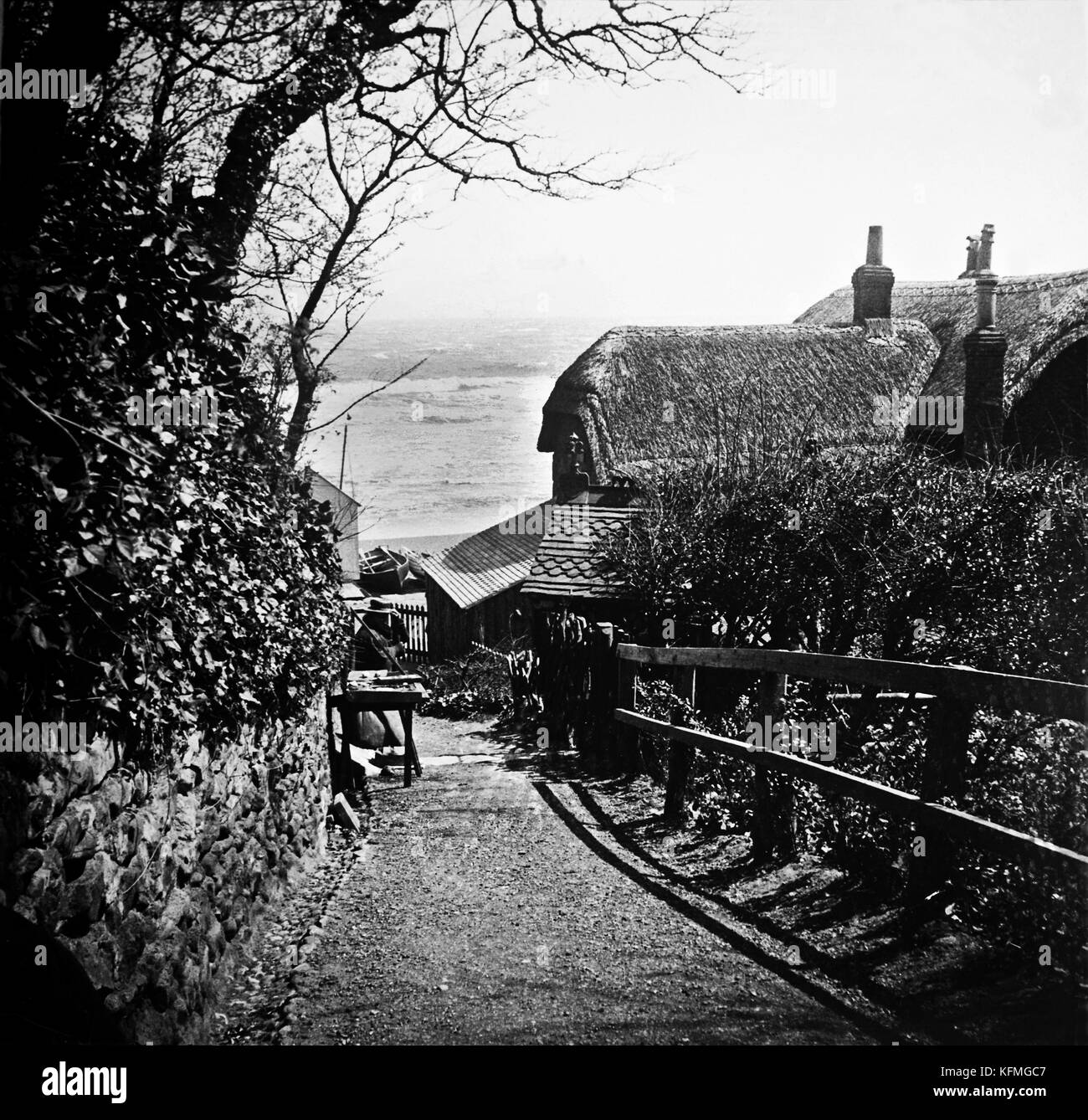 Isle of wight in 1900 Black and White Stock Photos & Images - Alamy