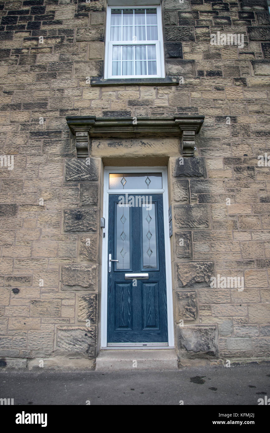 Blue door of old building Stock Photo - Alamy