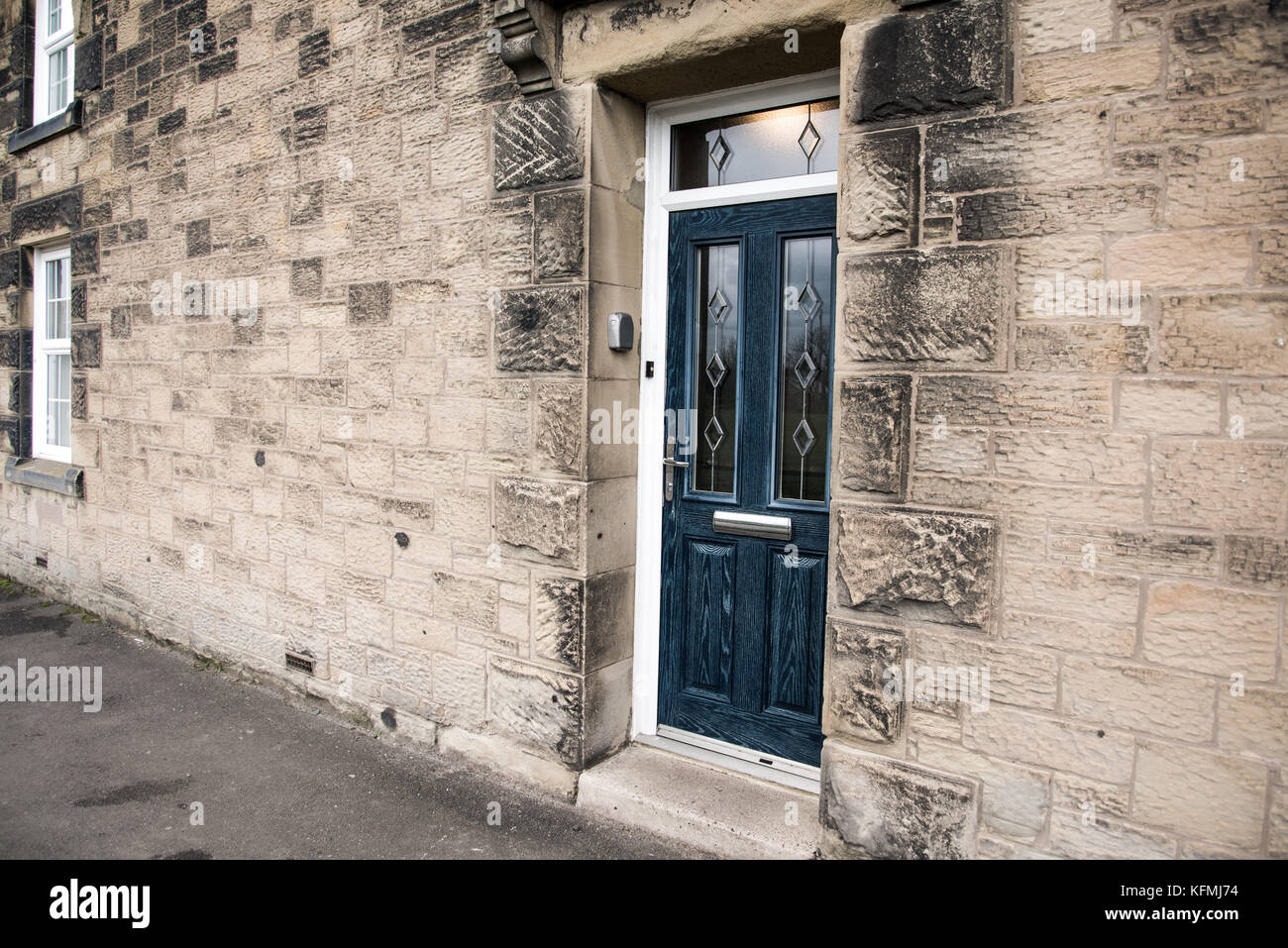 Blue door of old building Stock Photo - Alamy