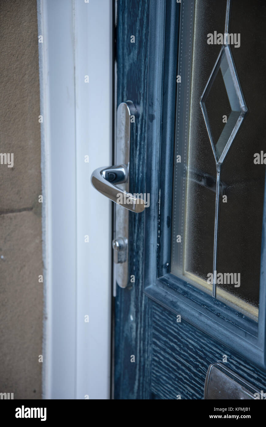 Blue door of old building Stock Photo - Alamy