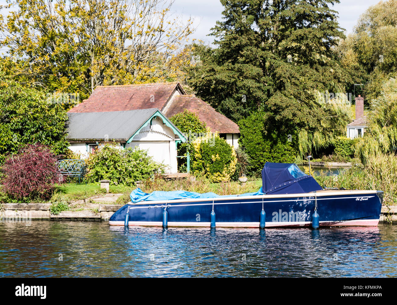 Rod Eyot Island, HenleyonThames, Oxfordshire, England, UK, GB Stock