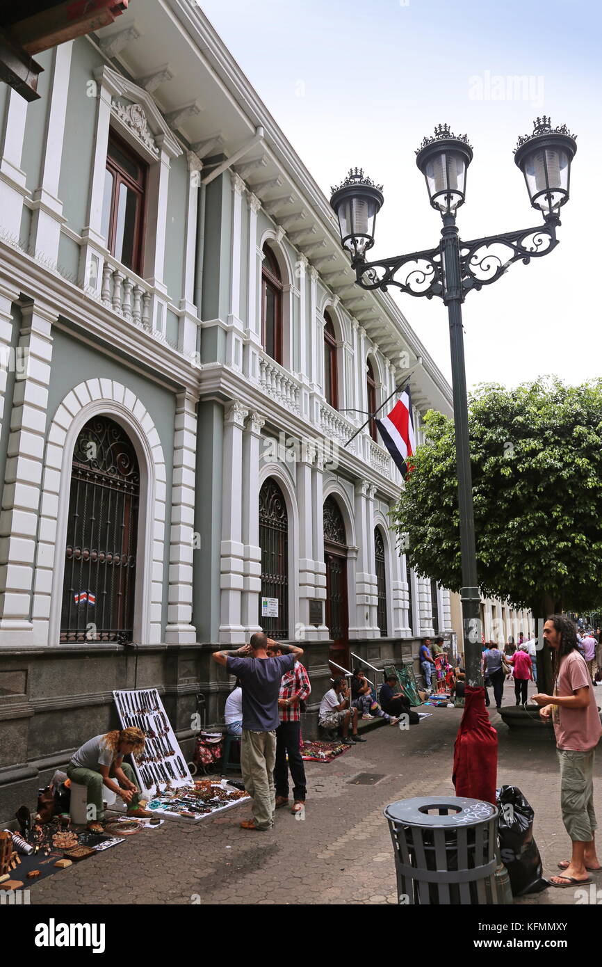 Edificio de Patrimonio Nacional (National Heritage Building), San José, San José province, Central Highlands, Costa Rica, Central America Stock Photo