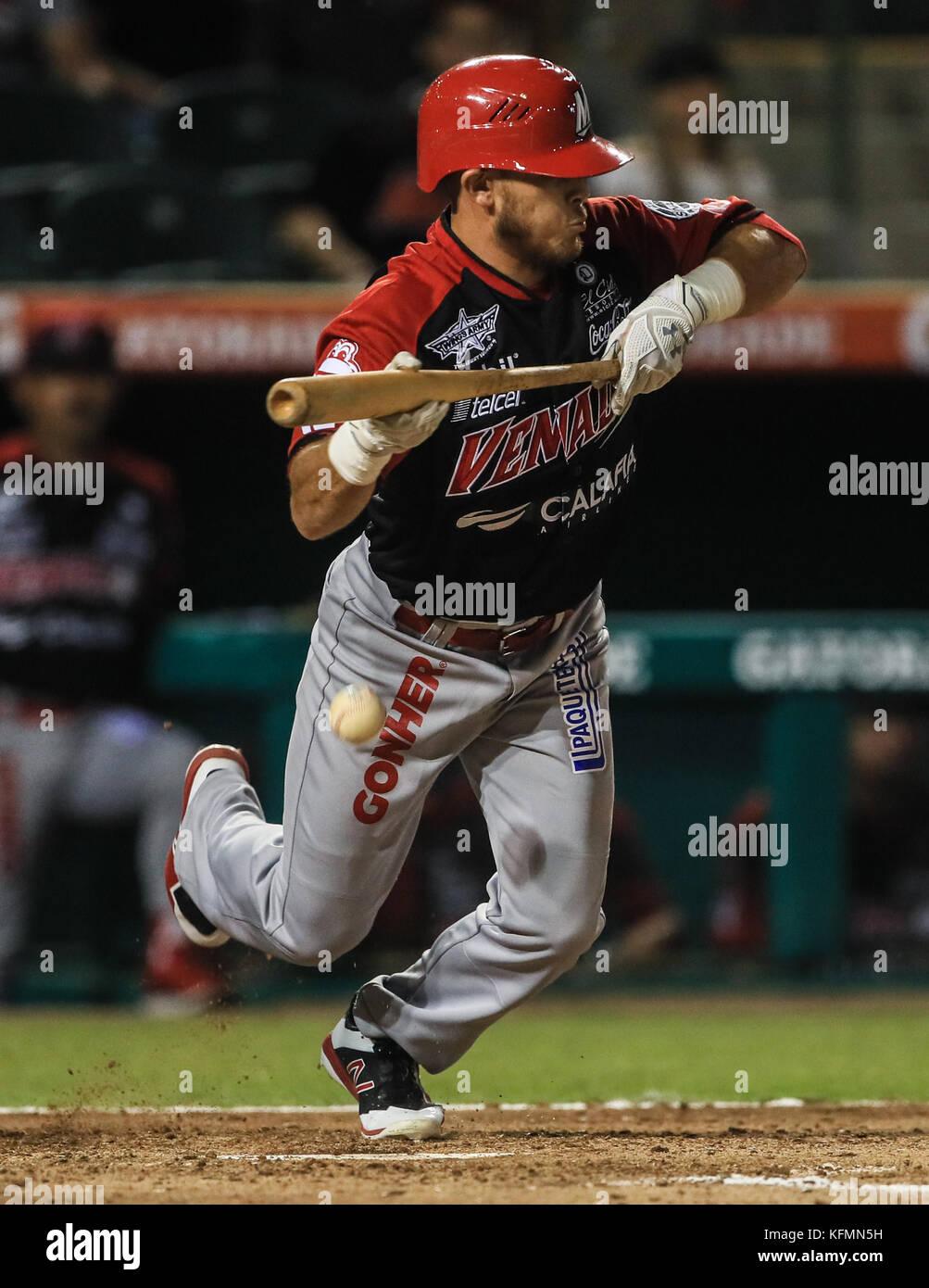 Jesus Fabela de Venados, durante las aciones de beisbol de la Liga