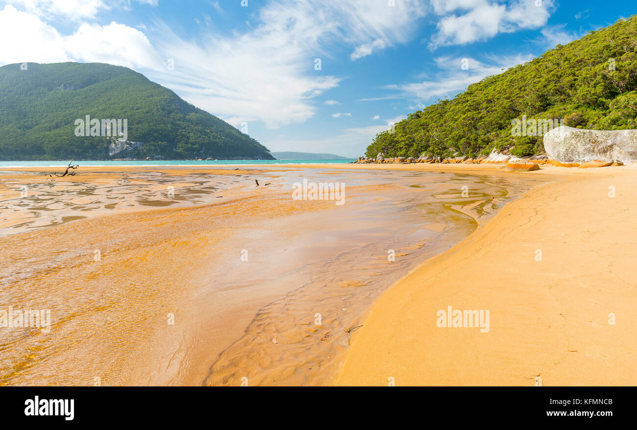 Sealers Cove beach in Wilsons Promontory National Park, Victoria Stock