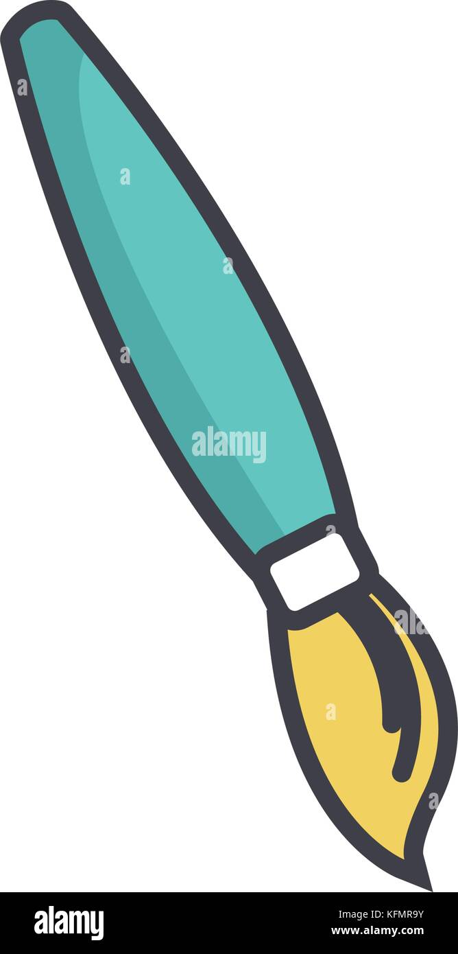 Paint brush art Stock Vector Image & Art - Alamy