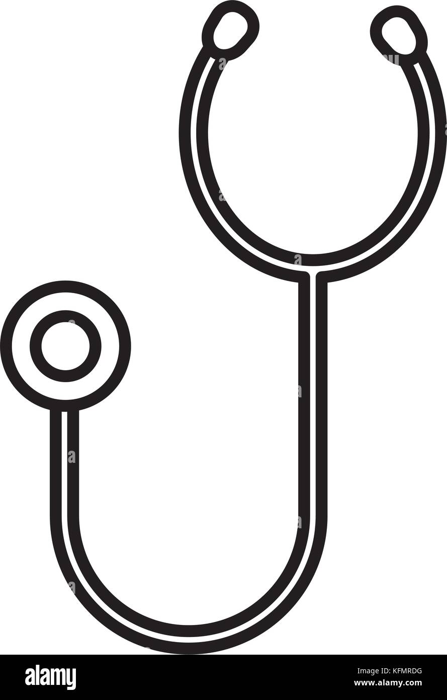 Stethoscope medical tool Stock Vector Image & Art Alamy