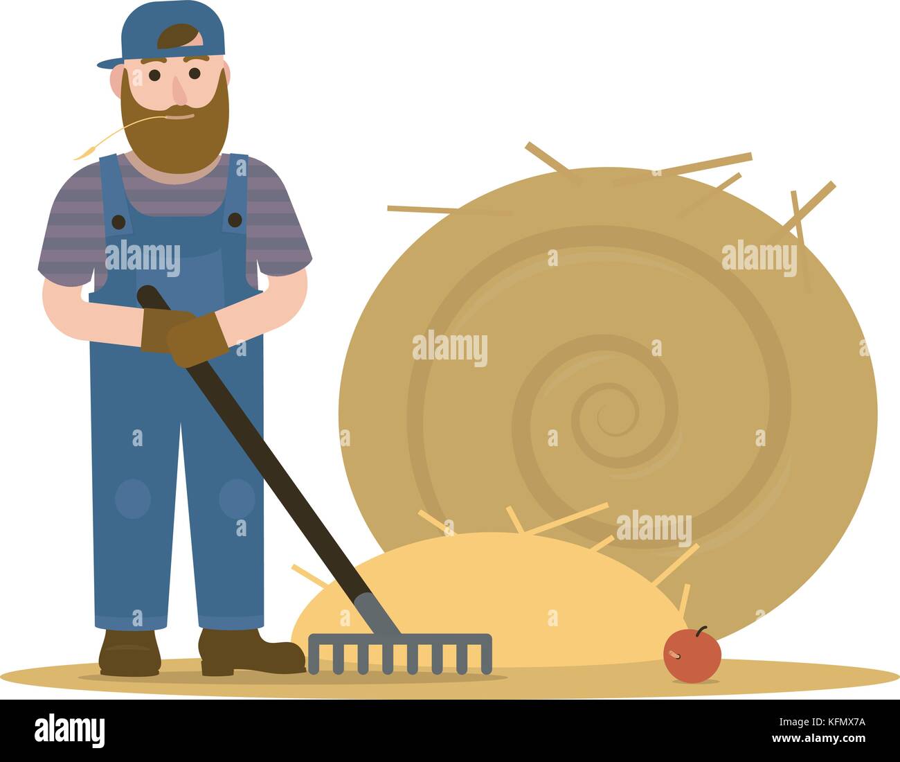 Redneck beard Stock Vector Images - Alamy