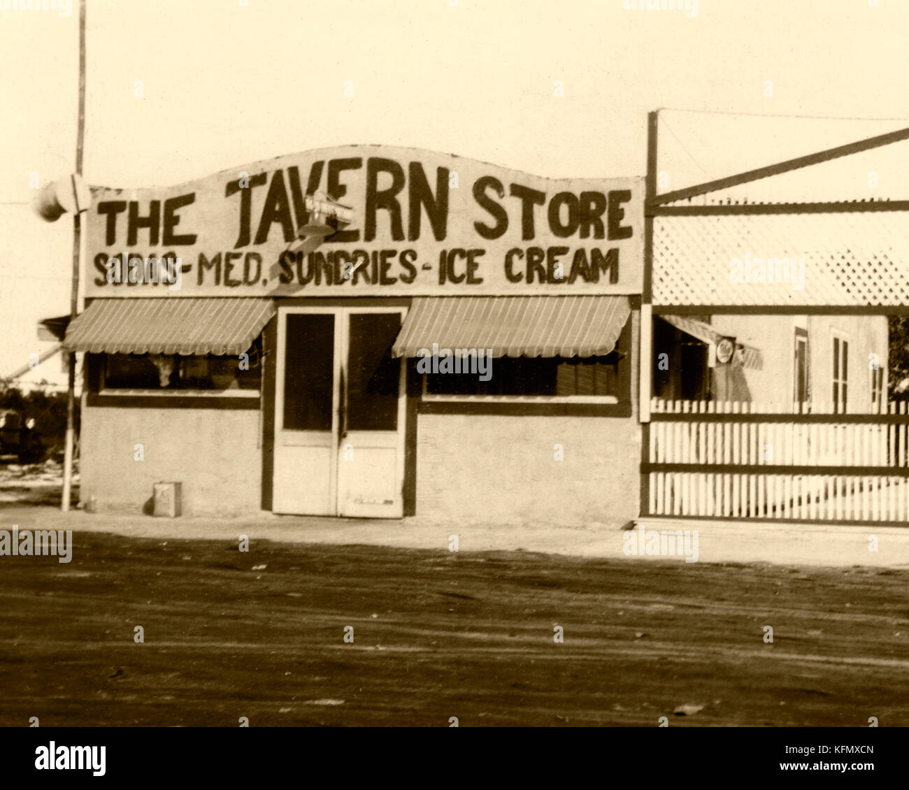 Historic Tavernier, Florida Keys Stock Photo