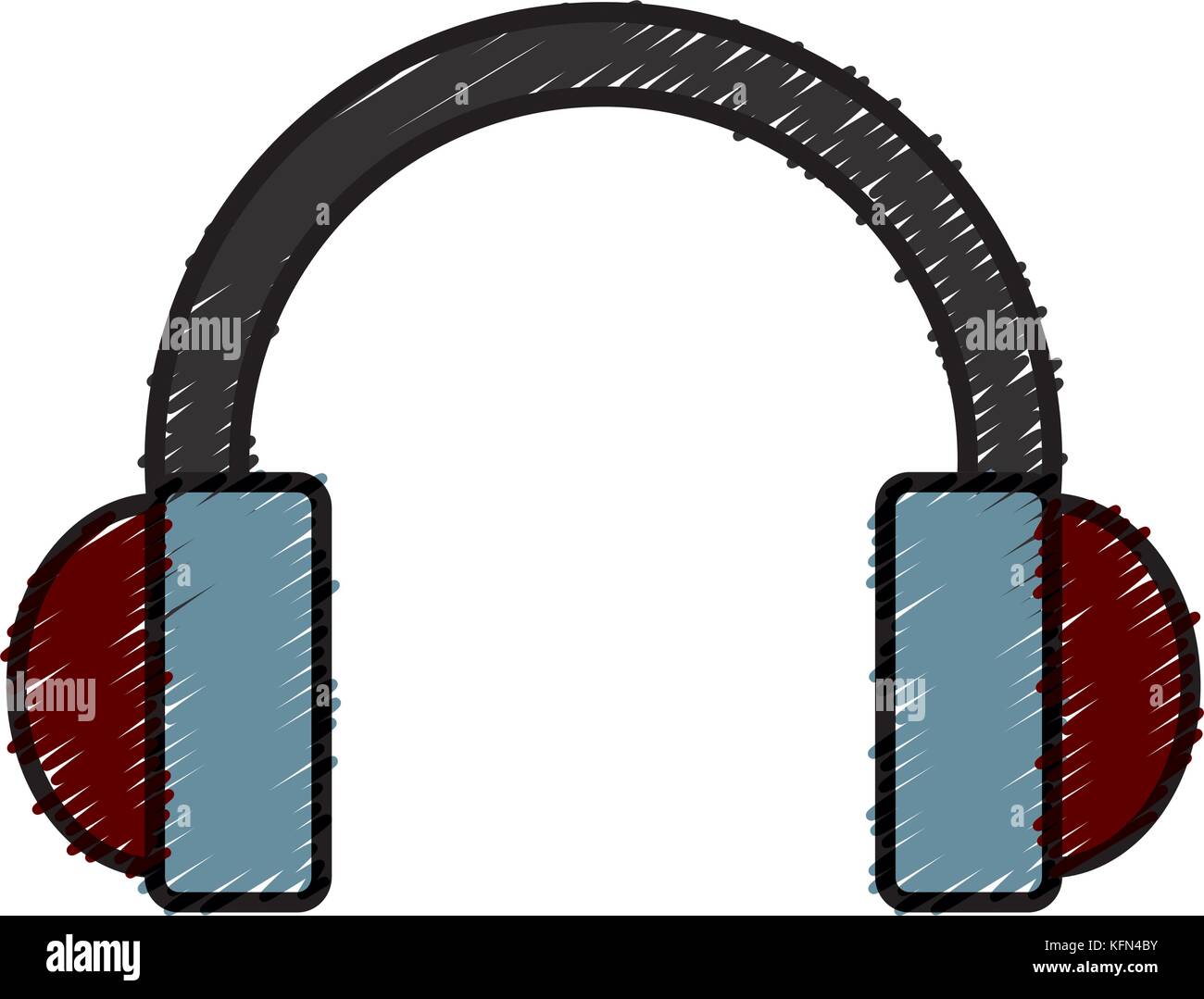Headphone music device Stock Vector Image & Art - Alamy
