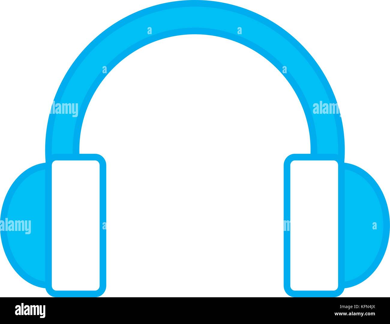 Headphone music device Stock Vector Image & Art - Alamy