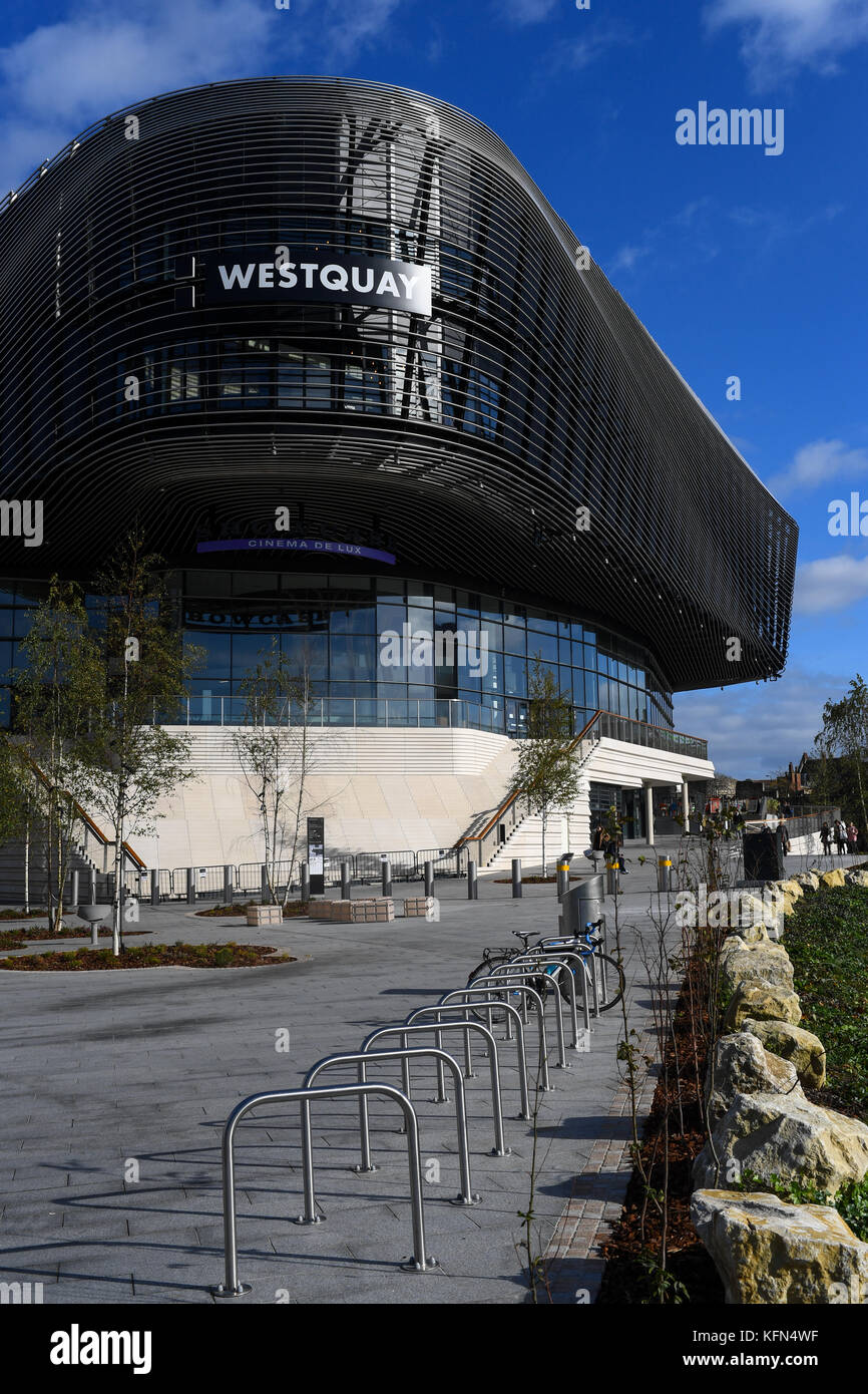 Southampton shopping centre Westquay and its new development Watermark, the complex has various