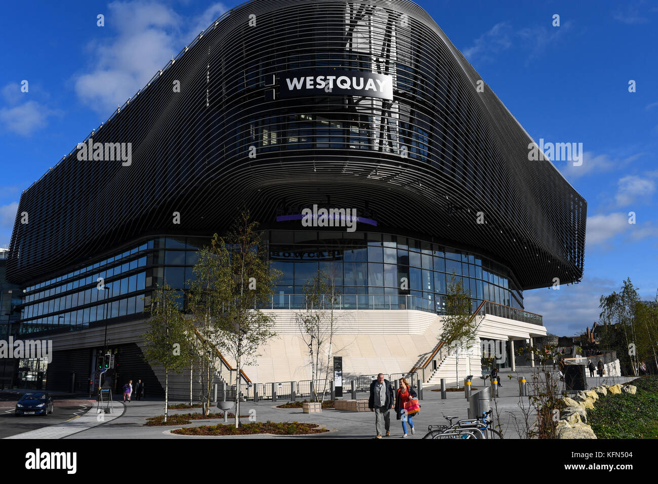 Southampton shopping centre Westquay and its new development Watermark, the complex has various