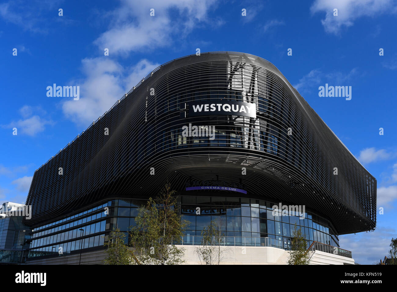 Southampton shopping centre Westquay and its new development Watermark, the complex has various