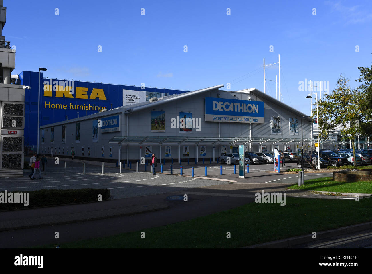 Decathlon and Ikea shops in Southampton 