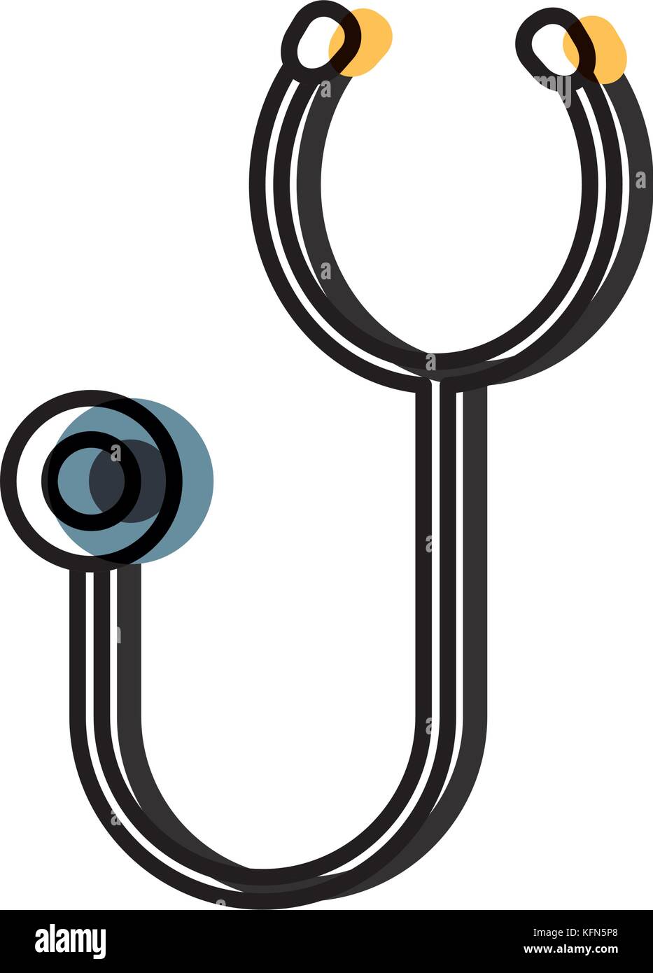 Stethoscope medical tool Stock Vector Image & Art - Alamy