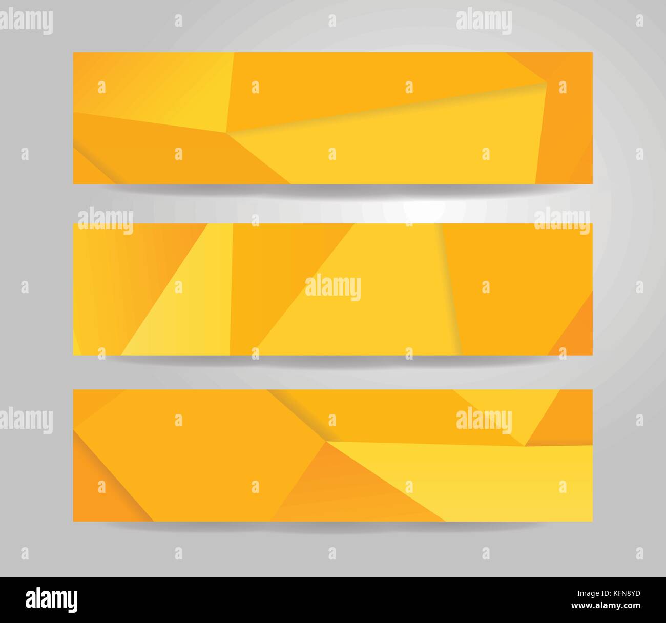 Vector banner set. Color concept geometric design Stock Vector Image ...