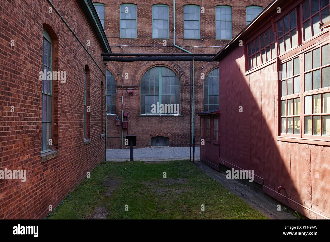 Laboratory buildings in Thomas Edison National Historical Park.West Orange.New Jersey.USA Stock Photo