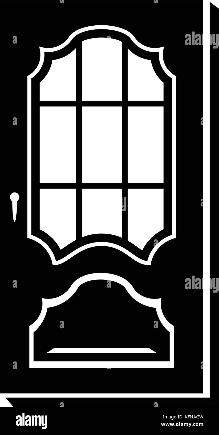 Modern glass door knob Black and White Stock Photos & Images - Alamy