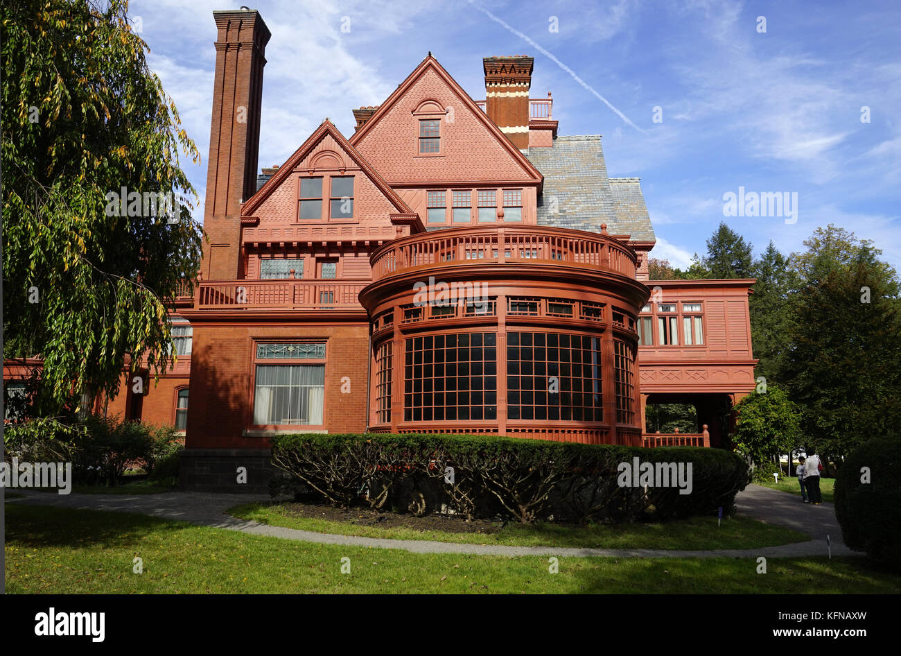 Glenmont Estate of Thomas Edison's Home in Liewellyn Park at West Orange of New  Jersey.USA Stock Photo - Alamy