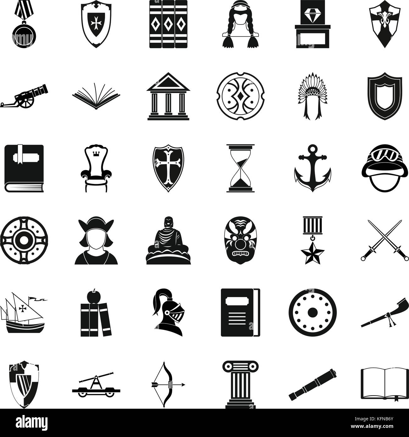 Helpdesk icons set, simple style Stock Vector Image & Art - Alamy