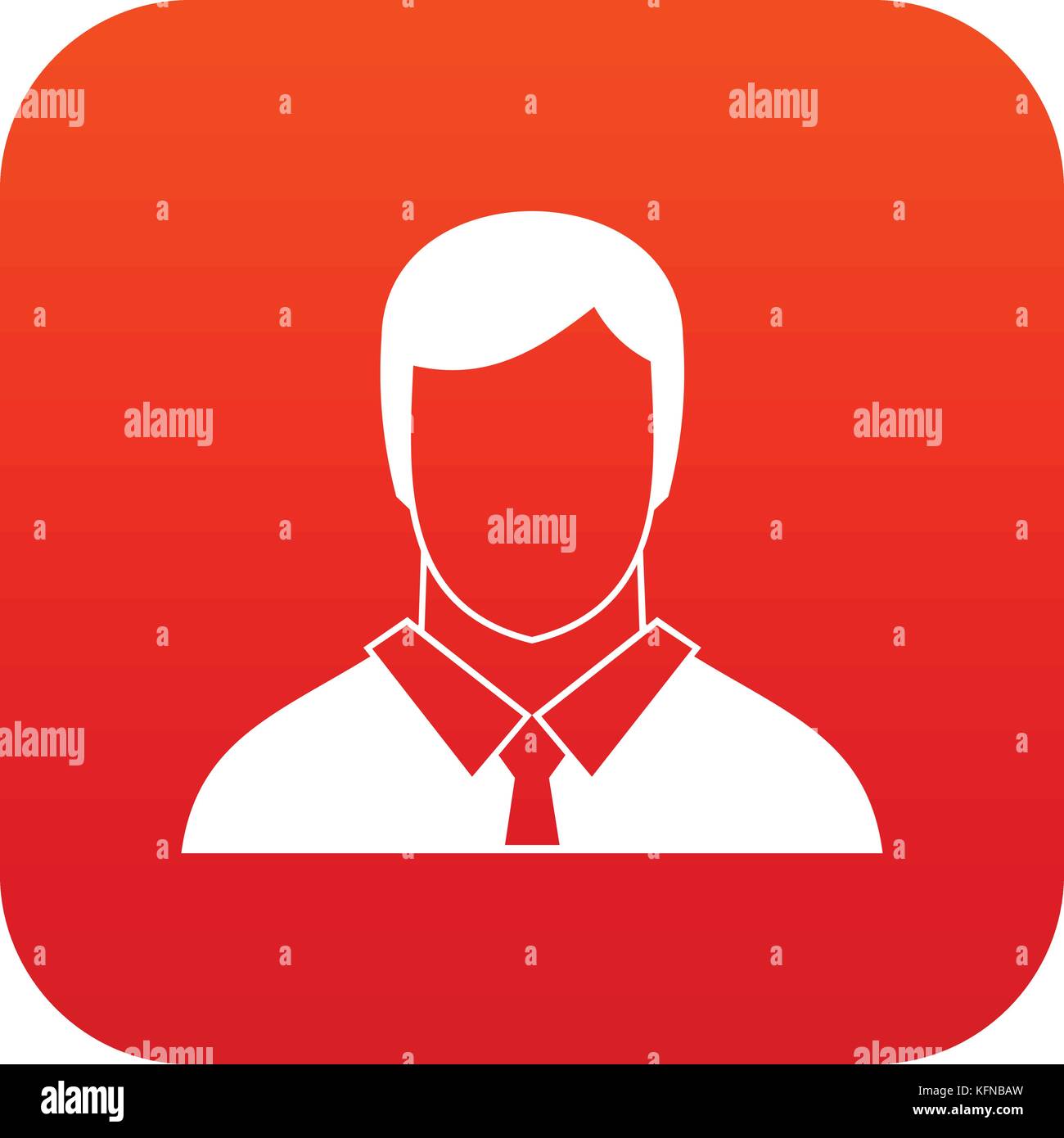 Manager icon digital red Stock Vector Image & Art - Alamy
