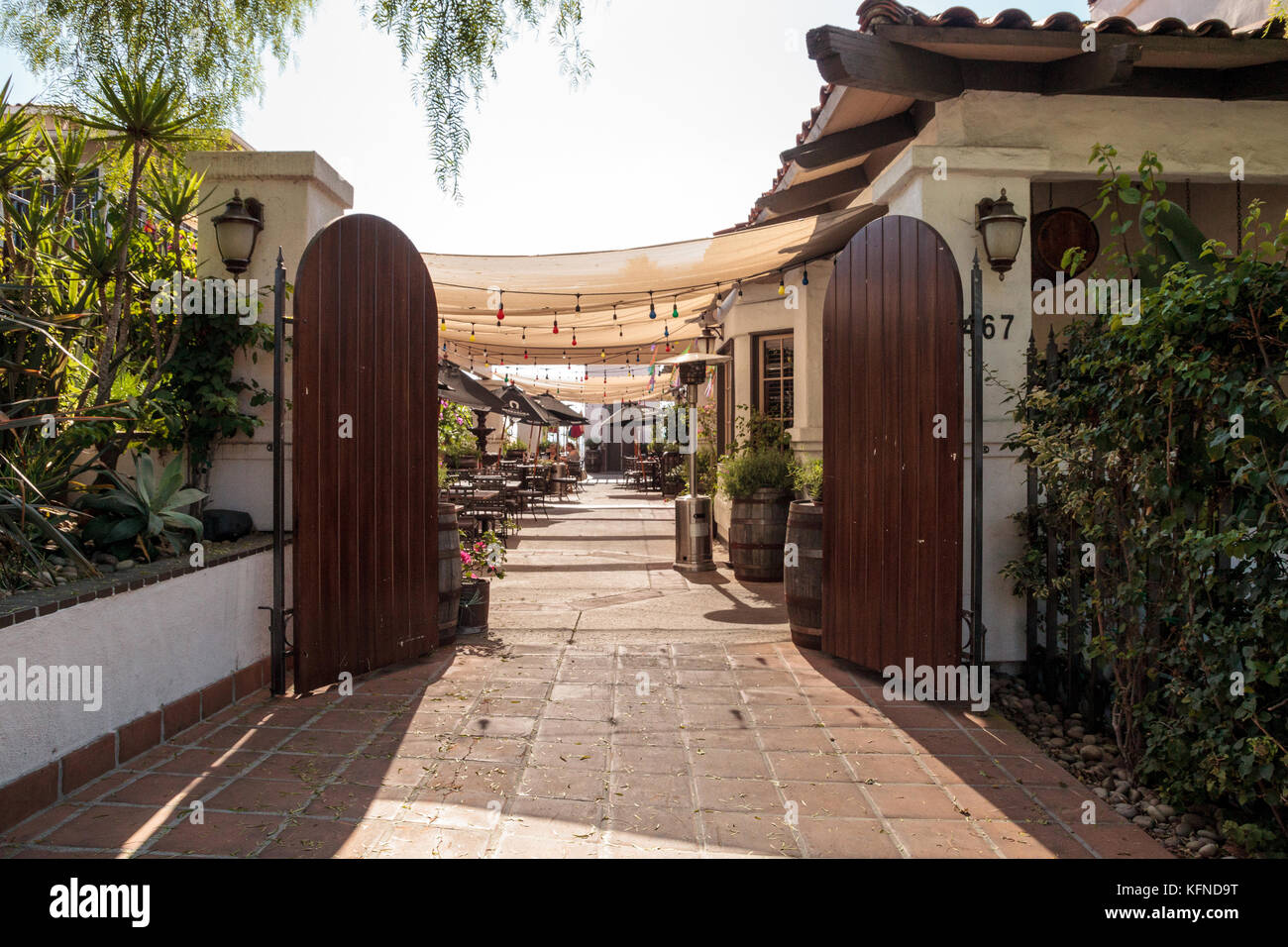 San Diego Ca Usa November 28 2017 Courtyard Of The Tequila