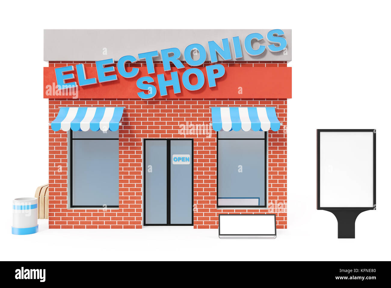 Cartoon Electronic Store