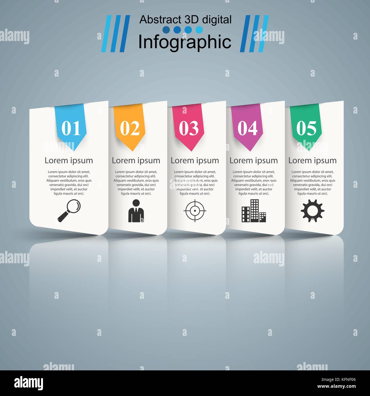 Origami Inforgraphics Business Infographics origami style Vector illustration Stock Vector ...