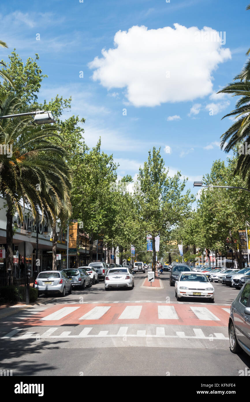 Peel Street Tamworth NSW Australia Stock Photo Alamy