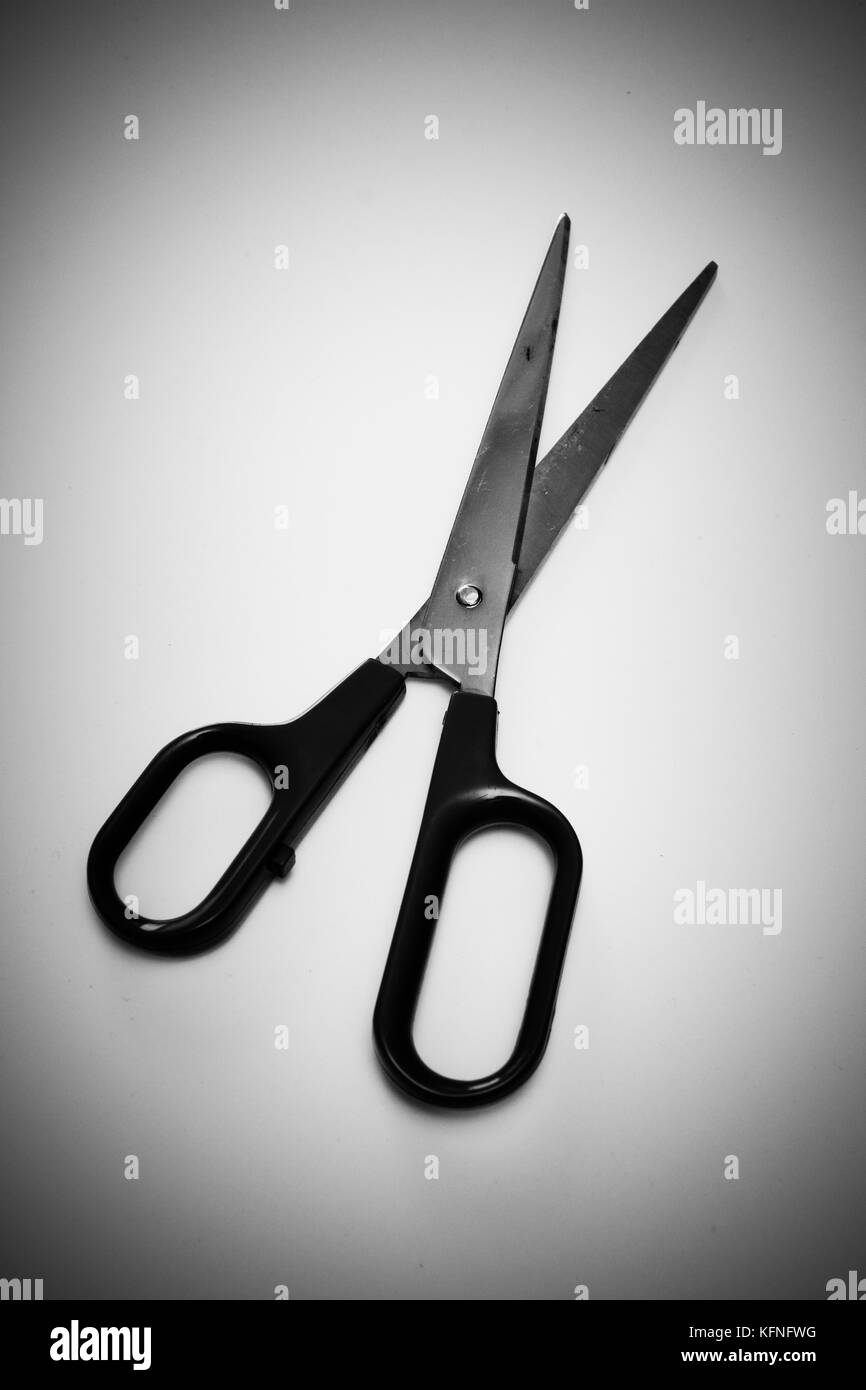 Office scissors cutting hires stock photography and images Alamy