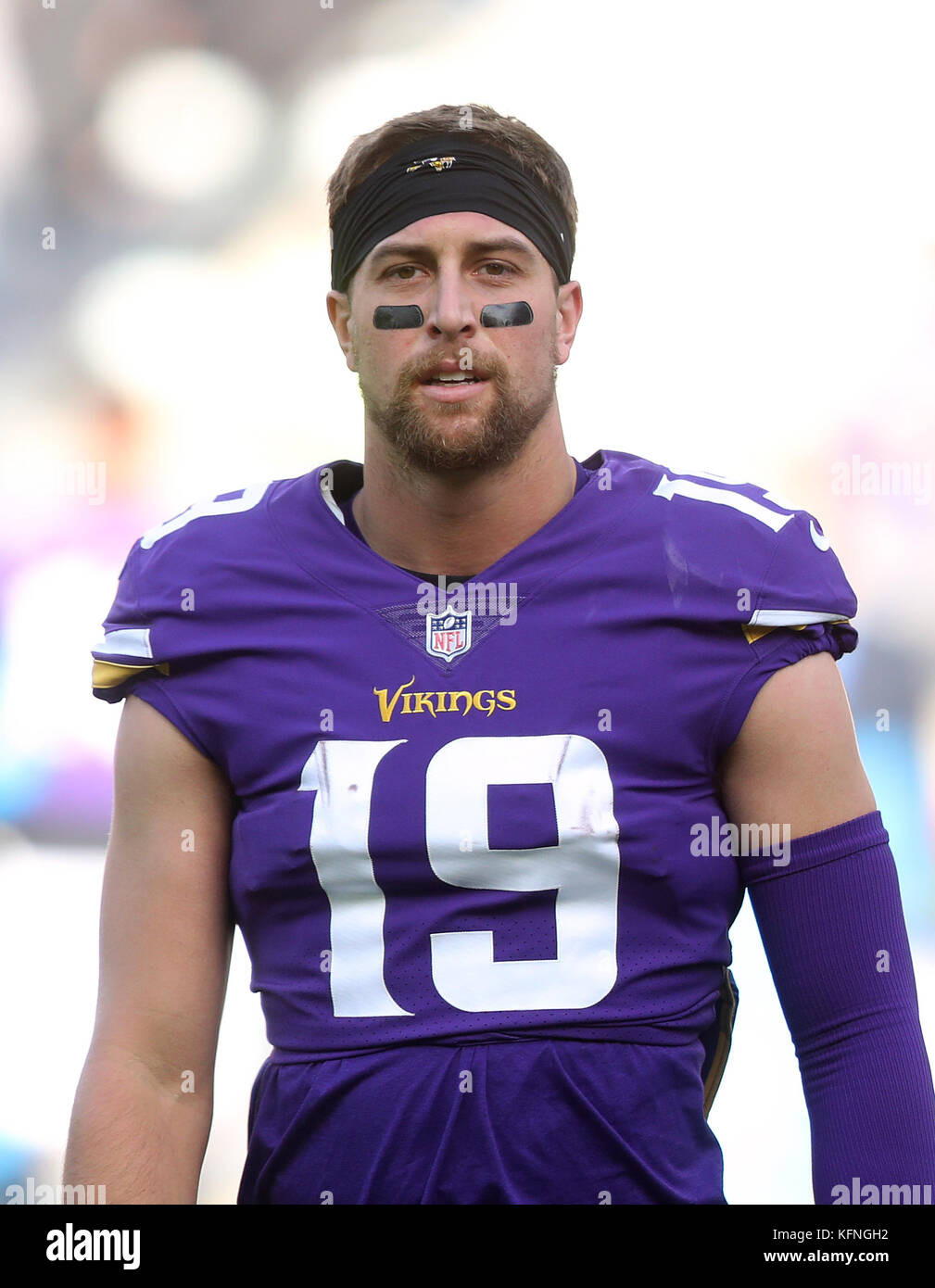 Minnesota Vikings' Adam Thielen during warmup before during the